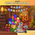 Animated Birthday Stream Decorations
