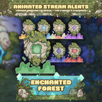 Animated Stream Alerts Pack in Magic Runes Theme