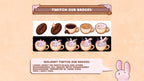 Animated Stream Overlay Boost Pack: Coffee Bunny Theme