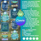 Twitch Panels & Banners – Enchanted Forest Theme | Custom Template