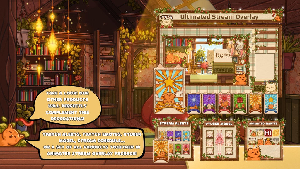 Animated Birthday Stream Decorations