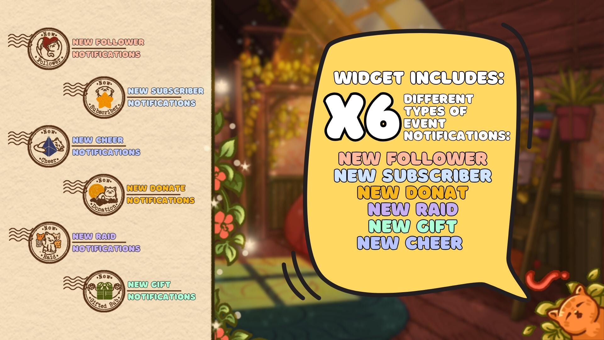 Twitch Chat Widget – Cute Typewriter