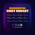 Stream Widget: Customizable Horizontal Twitch Chat