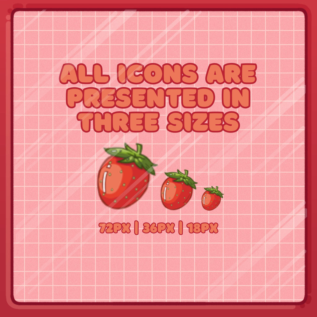 Twitch Badges: Strawberry
