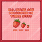 Twitch Badges: Strawberry