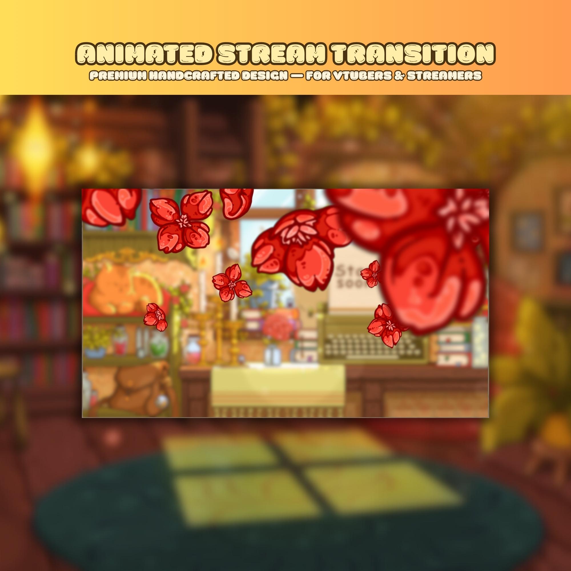 Animated Stream Transition – Beautiful Flowers