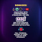 Animated Stream Decoration & Widget: Floating Animated Overlay
