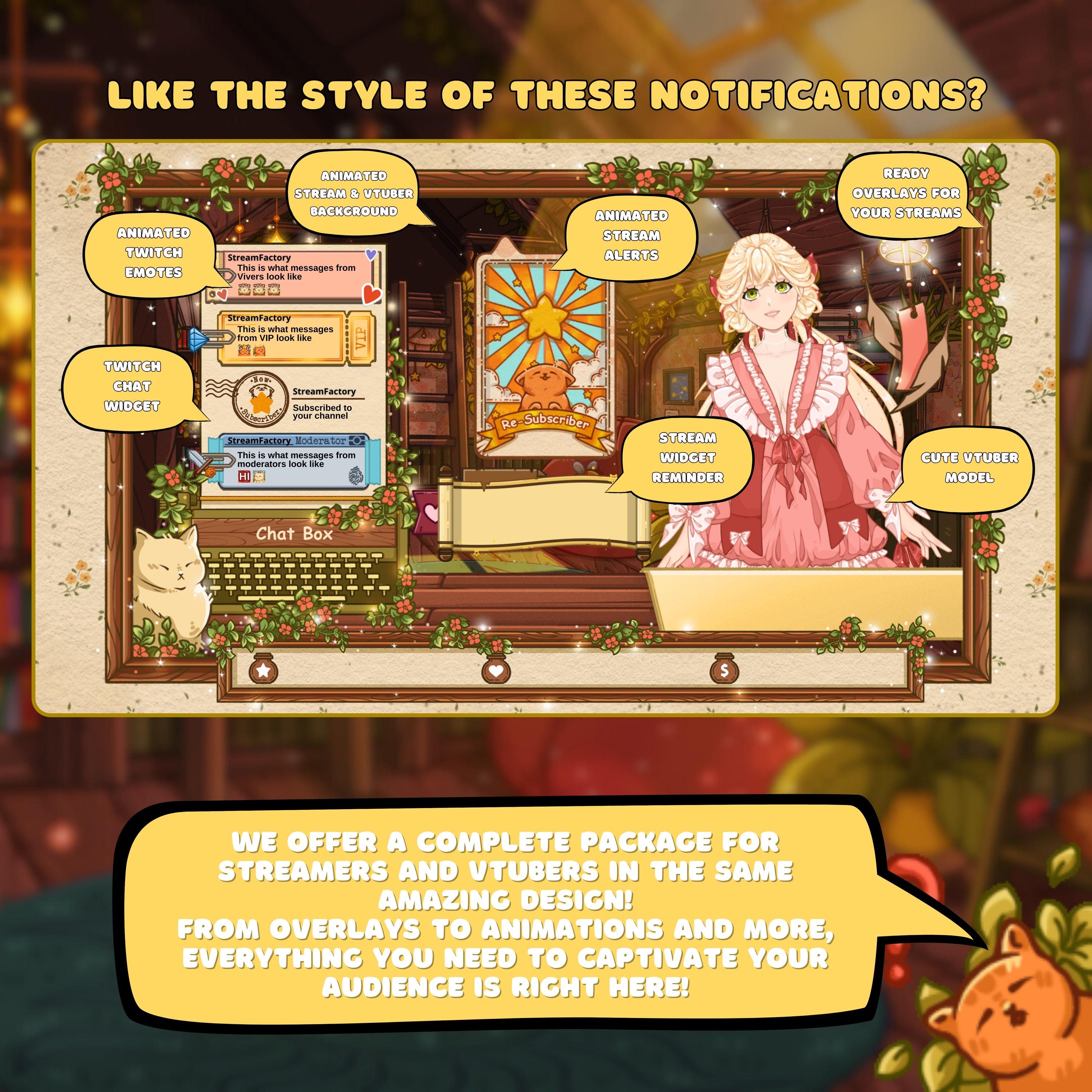 Animated Stream Widget - Social Media Rotator