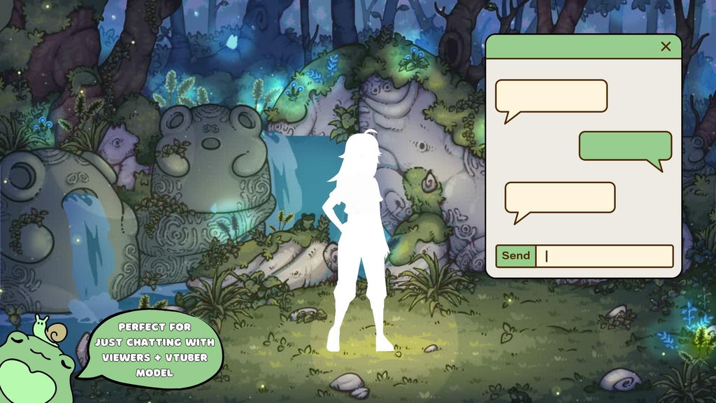 Animated background - Enchanted Forest | For VTubers & Streamers
