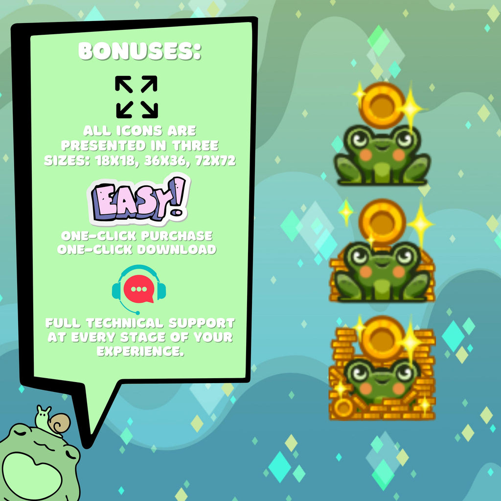 Twitch Badges: Cute Frog