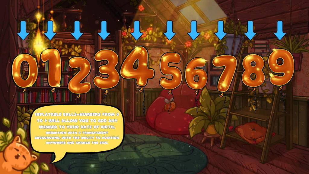 Animated Birthday Stream Decorations