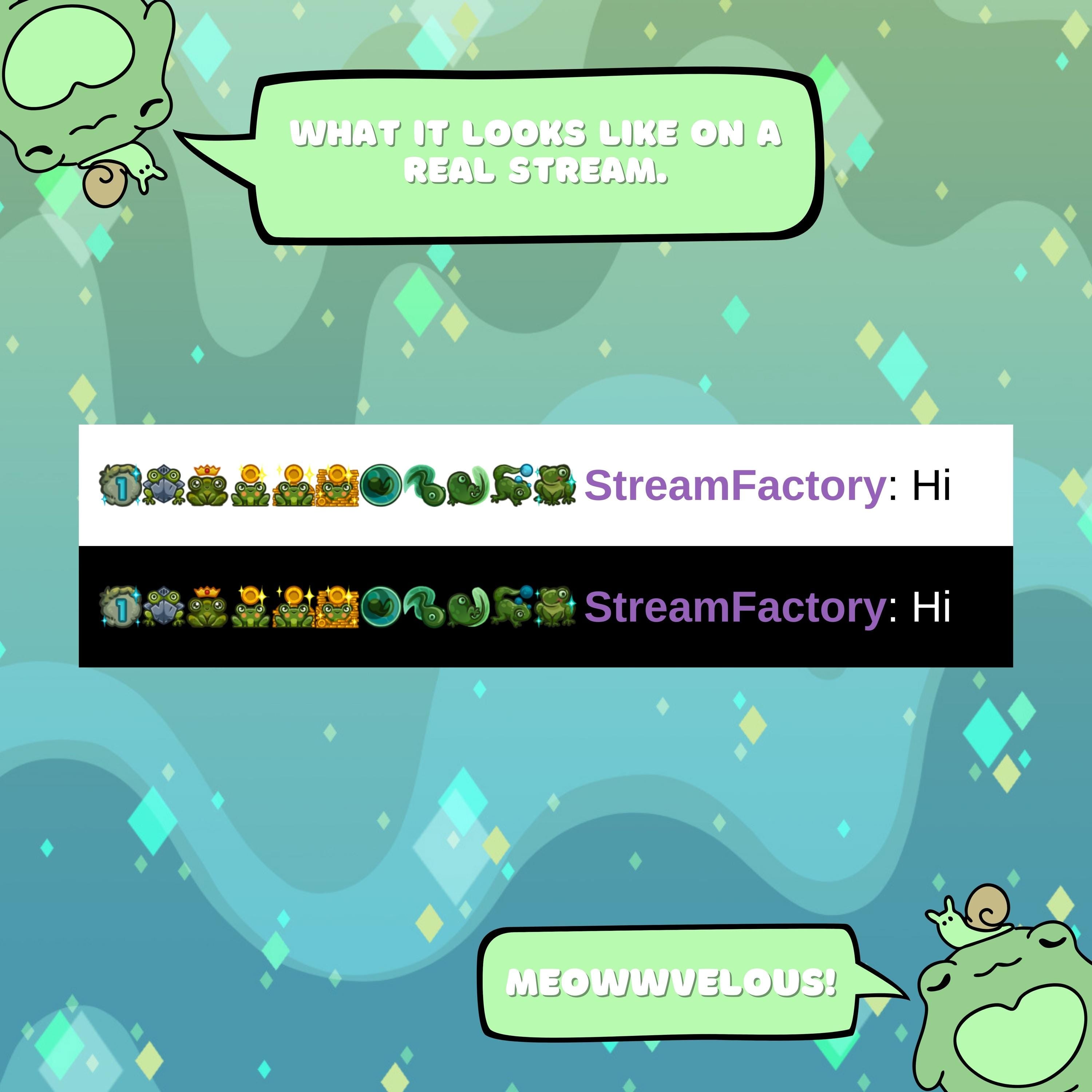 Twitch Badges: Cute Frog